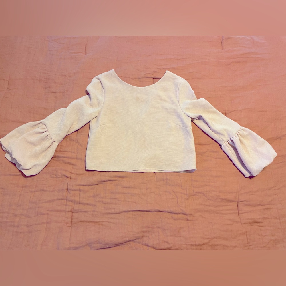 Lucy Paris Pink Long Sleeve Crop